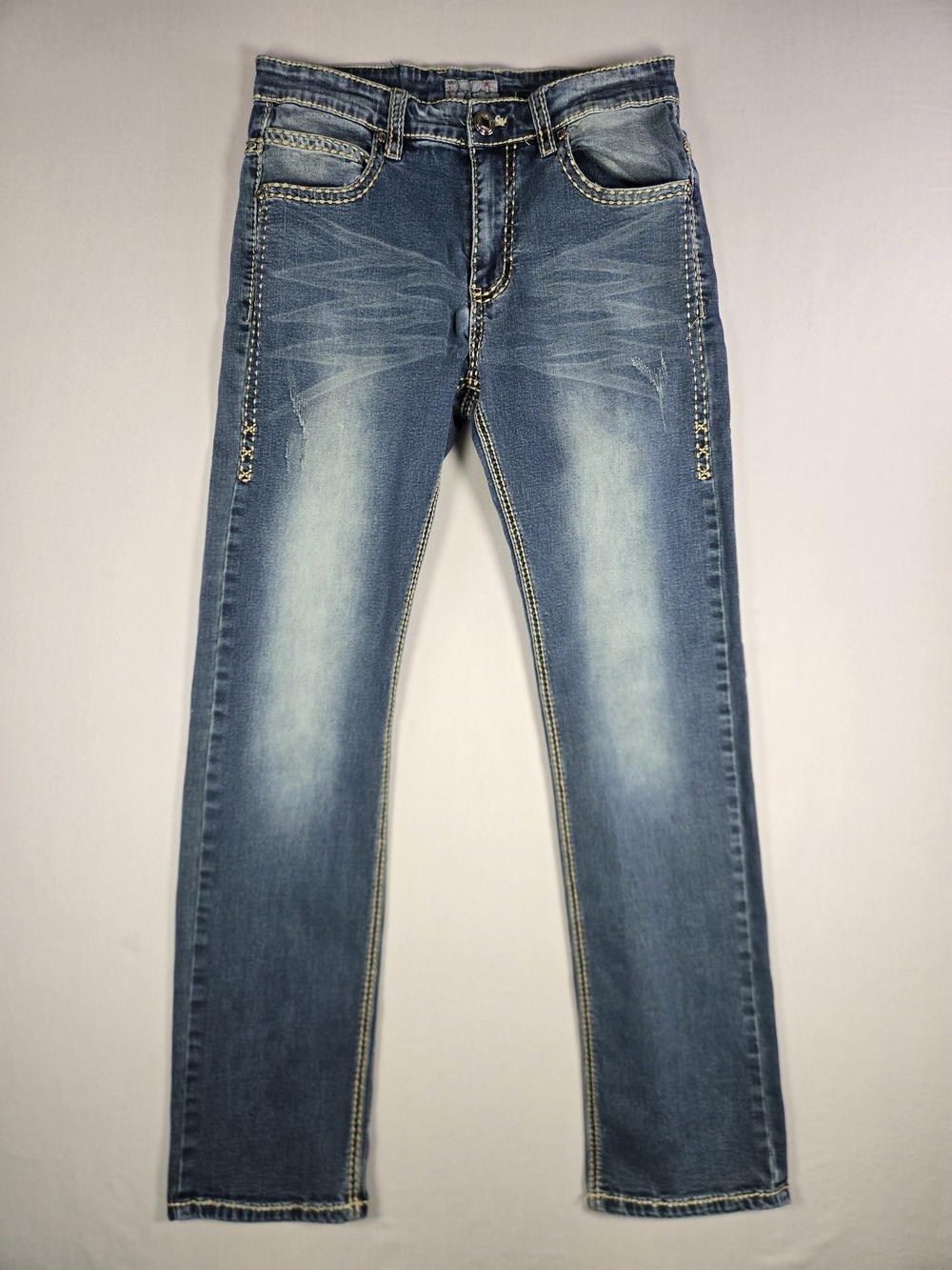 Ace of Diamonds Men's Straight Leg Embroidered Jeans 30x30 Western Y2K